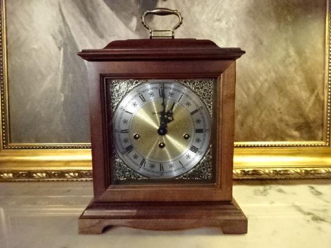 HOWARD MILLER CARRIAGE CLOCK, WOOD AND BRASS, VERY GOOD (1 of 6)
