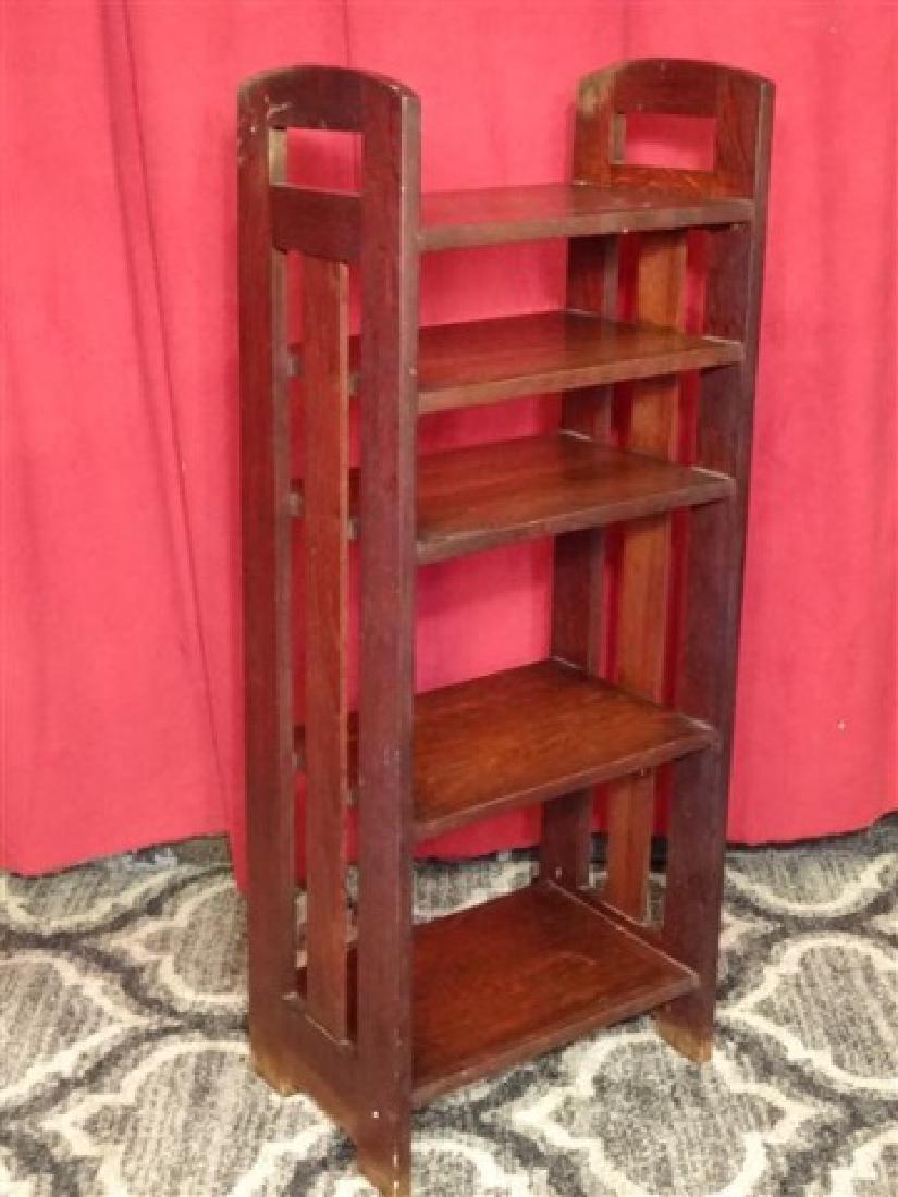 ARTS AND CRAFTS WOOD BOOKCASE, EARLY 20TH C., 5 (1 of 5)