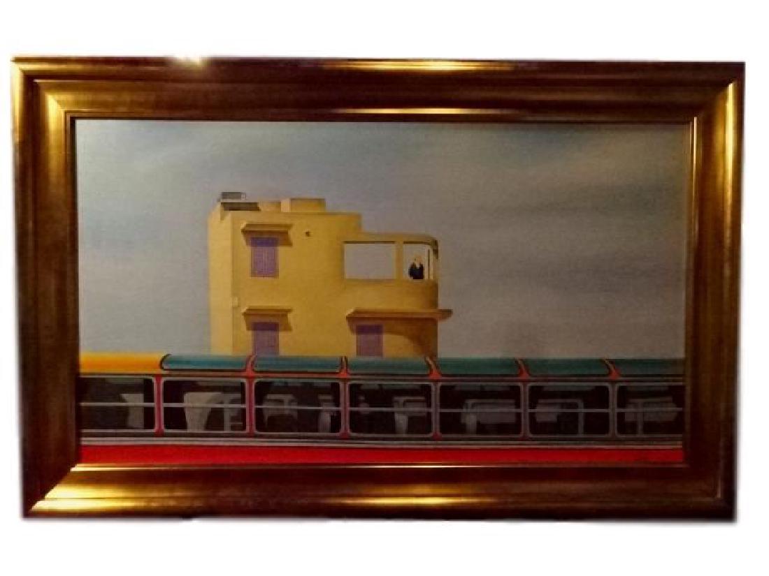 AFTER JEFFERY SMART OIL ON CANVAS REPRODUCTION (1 of 5)