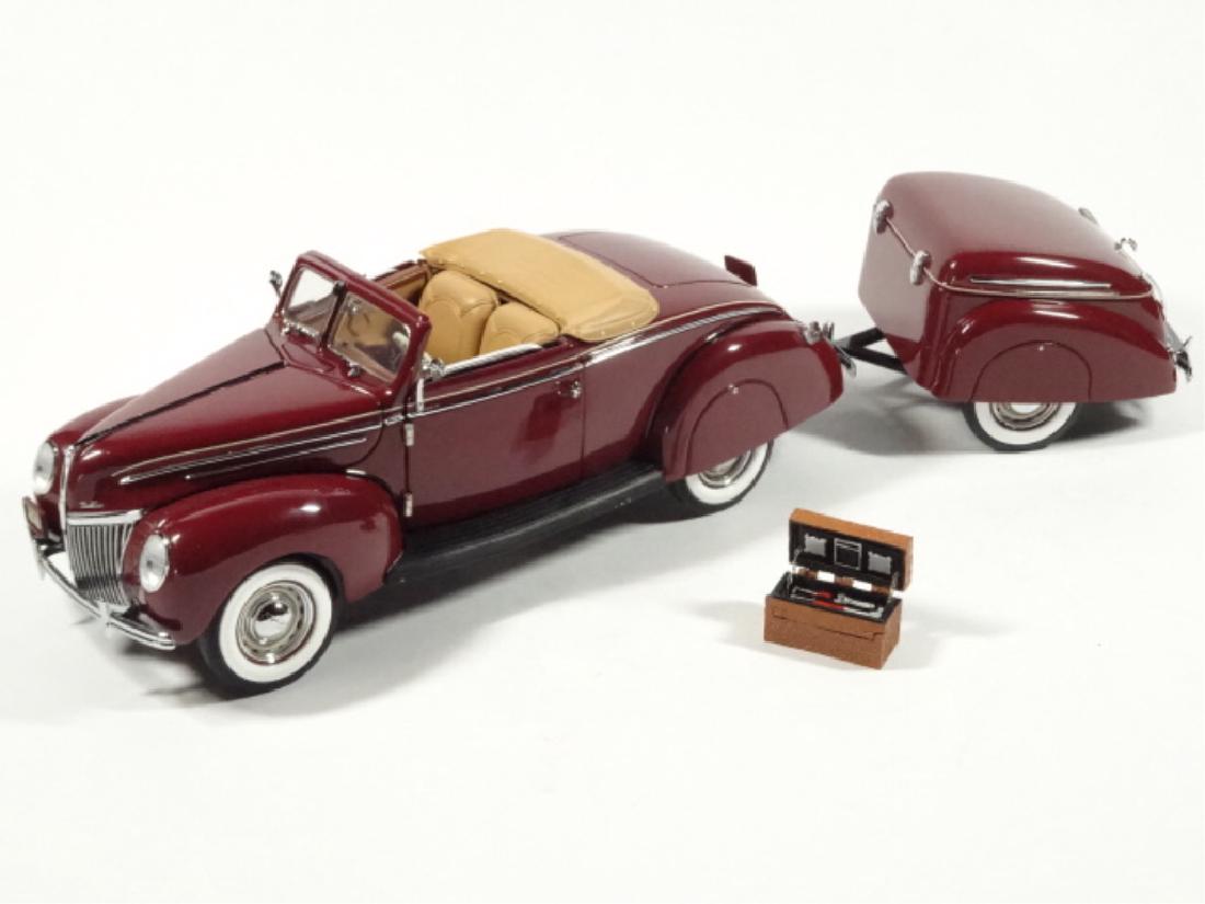 1939 FORD WITH TRAILER, 1:24 DIECAST CAR FROM A LIMITED (1 of 9)