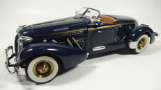 1935 AUBURN 851 BOATTAIL SPEEDSTER, 1:24 DIECAST CAR BY