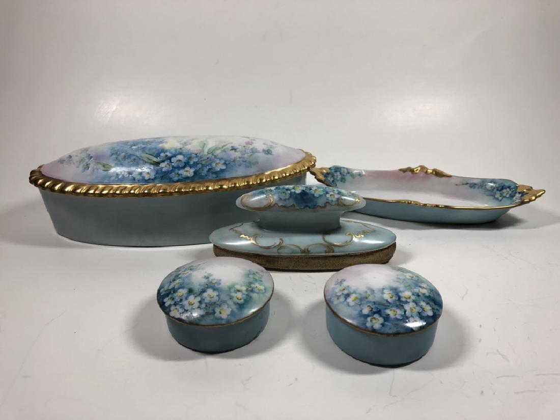 5 PC PORCELAIN VANITY SET, ASSEMBLED, WITH SIMILAR (1 of 10)