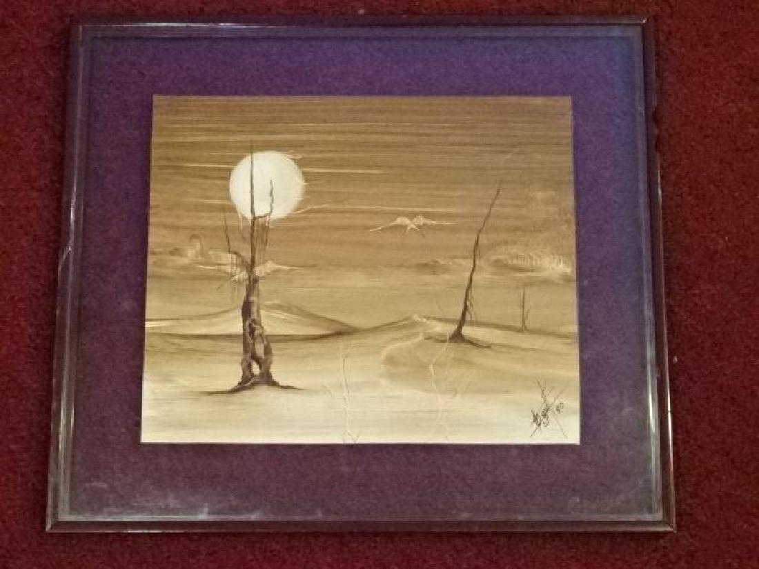 SIGNED LITHOGRAPH, BIRDS IN FLIGHT, SIGNED LOWER RIGHT (1 of 5)