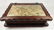LARGE CARVED WOOD BOX, ANTIQUE STYLE WORLD MAP DESIGN - 3