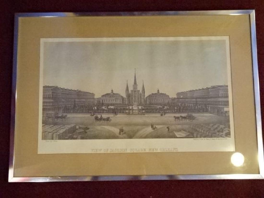 J. DURLER LITHOGRAPH, NEW ORLEANS, TITLED "THE VIEW (1 of 10)
