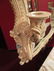 54: ITALIAN ROCOCO FOYER TABLE AND MIRROR, CARVED WOOD - 8