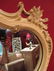 54: ITALIAN ROCOCO FOYER TABLE AND MIRROR, CARVED WOOD - 9