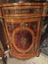 218: FRENCH EMPIRE STYLE CORNER CABINET, UPPER DRAWER A