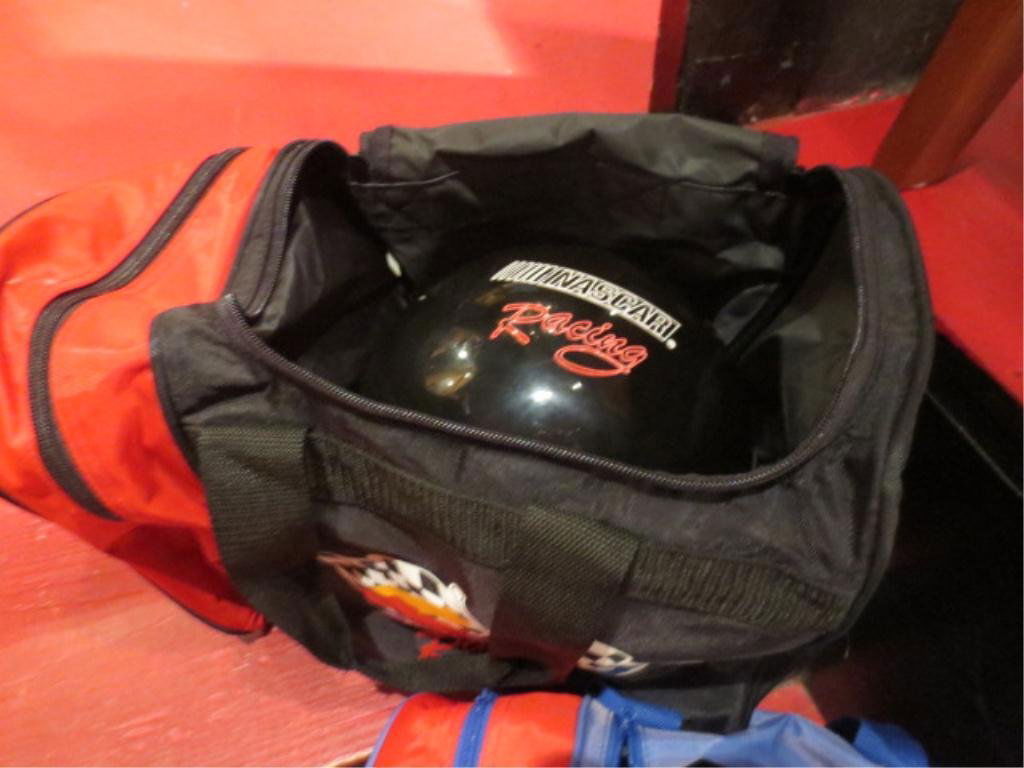 1998 NASCAR RACING COLLECTOR BOWLING BALL, BLACK, UNDRI Feb 12, 2013