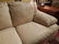 3 PC WHITE LEATHER LIVING ROOM SET, INCLUDES LOVESEAT, - 6