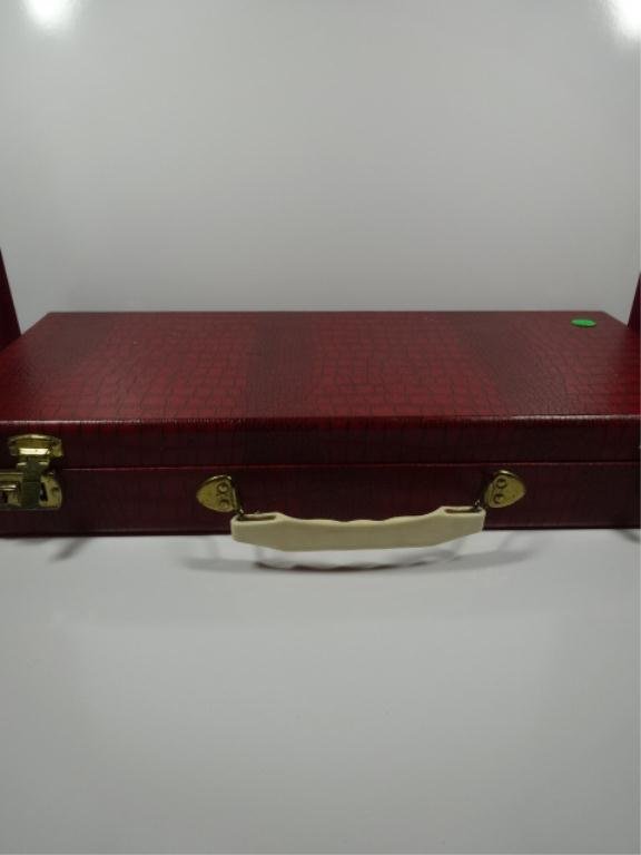 MIDCENTURY JUMBO ROYAL DEPTH CONTROL CATALIN MAH JONGG: MIDCENTURY JUMBO ROYAL DEPTH CONTROL CATALIN MAH JONGG SET, IN ORIGINAL CASE, SKU103.03