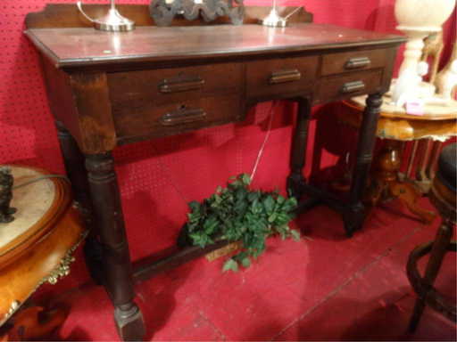 ANTIQUE STAND UP BANK/ACCOUNTING DESK, SLANT TOP, - ANTIQUE STAND UP BANK/ACCOUNTING DESK, SLANT TOP,