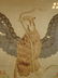 ANTIQUE HANDPAINTED HANDKERCHIEF, CIRCA 1833-1855, - 3