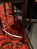 4 MODERN BROWN LEATHER BARSTOOLS, COUNTER HEIGHT, WITH - 4