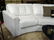 WHITE LEATHER CIRCULAR SOFA BY ELITE, 3 PIECE - 4