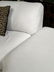WHITE LEATHER CIRCULAR SOFA BY ELITE, 3 PIECE - 6