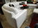 WHITE LEATHER CIRCULAR SOFA BY ELITE, 3 PIECE - 7