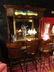 PULASKI CANOPY OAK BAR WITH 3 BARSTOOLS, LIGHTED