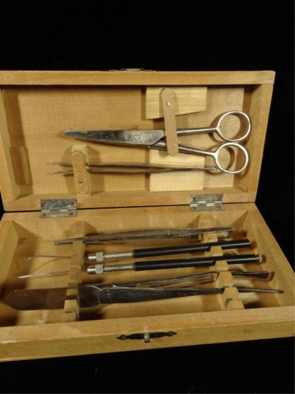 MANICURE / DENTAL TOOL KIT, MADE IN JAPAN, BOX APPROX: MANICURE / DENTAL TOOL KIT, MADE IN JAPAN, BOX APPROX 7" X 3.5" X 1.5", SKU438.28
