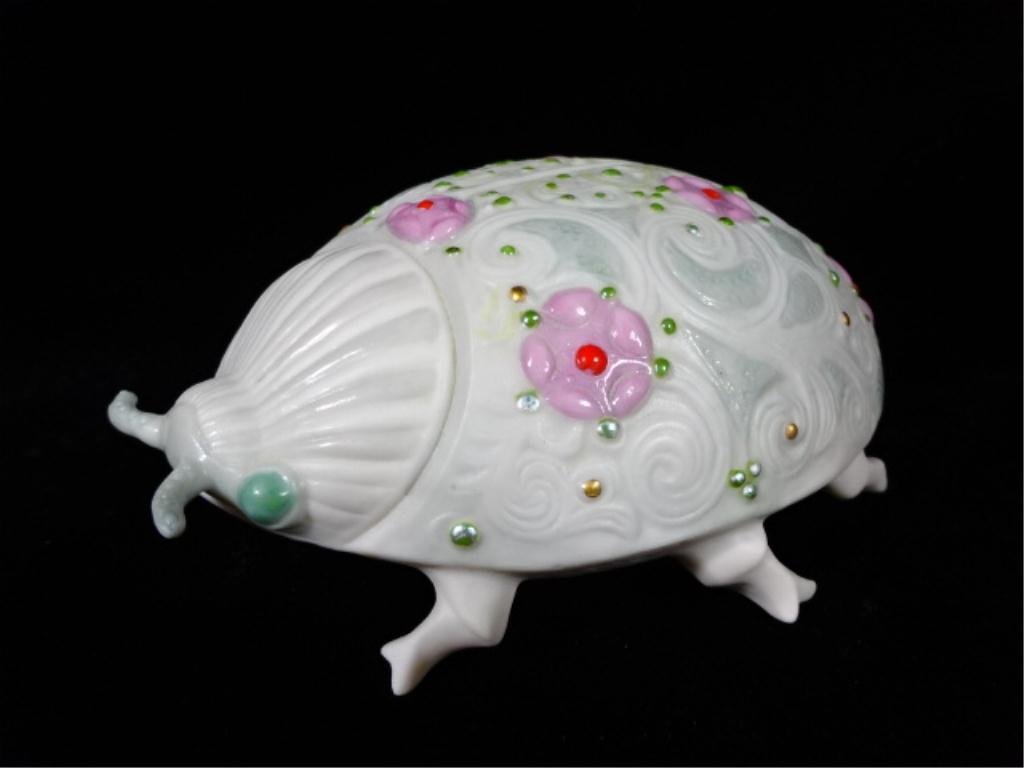 CYBIS PORCELAIN SCARAB, MARKED, APPROX 5"H, SKU7496.157: CYBIS PORCELAIN SCARAB, MARKED, APPROX 5"H, SKU7496.157