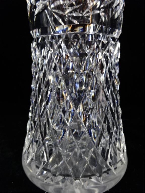 WATERFORD CRYSTAL VASE, WITH ETCHED WATERFORD MARK, Lot 237