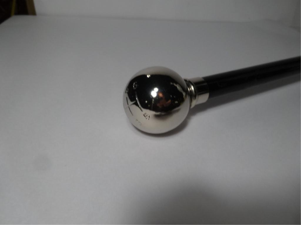 CANE/WALKING STICK WITH GEARSHIFT KNOB HANDLE, APPROX: CANE/WALKING STICK WITH GEARSHIFT KNOB HANDLE, APPROX 38"H, SKU9000