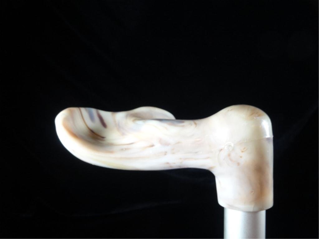 CANE/WALKING STICK WITH COMFORT GRIP HANDLE, ADJUSTABLE: CANE/WALKING STICK WITH COMFORT GRIP HANDLE, ADJUSTABLE HEIGHT, HIGHEST APPROX 35.5"H, SKU9000