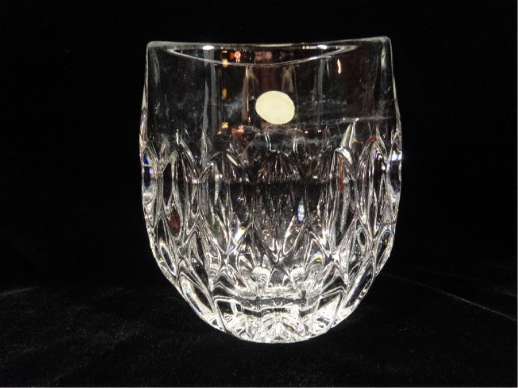 GORHAM FULL LEAD CRYSTAL VASE, MADE IN WEST GERMANY,