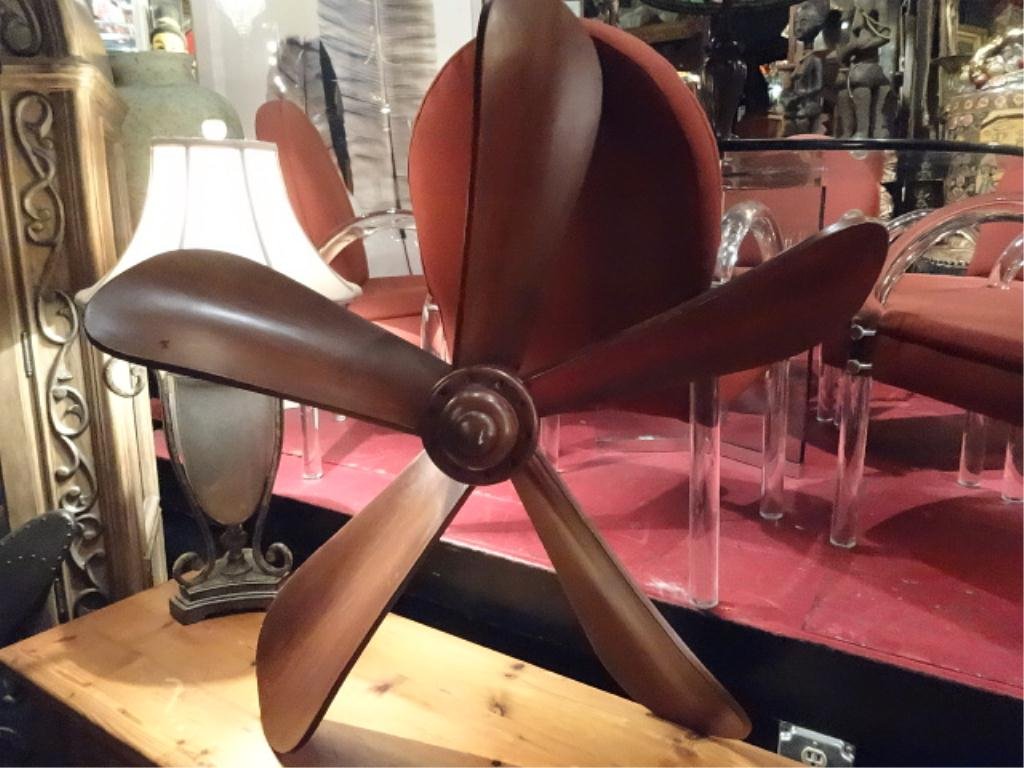 LARGE SHIP'S PROPELLER REPLICA, 5 BLADES, APPROX 40": LARGE SHIP'S PROPELLER REPLICA, 5 BLADES, APPROX 40"