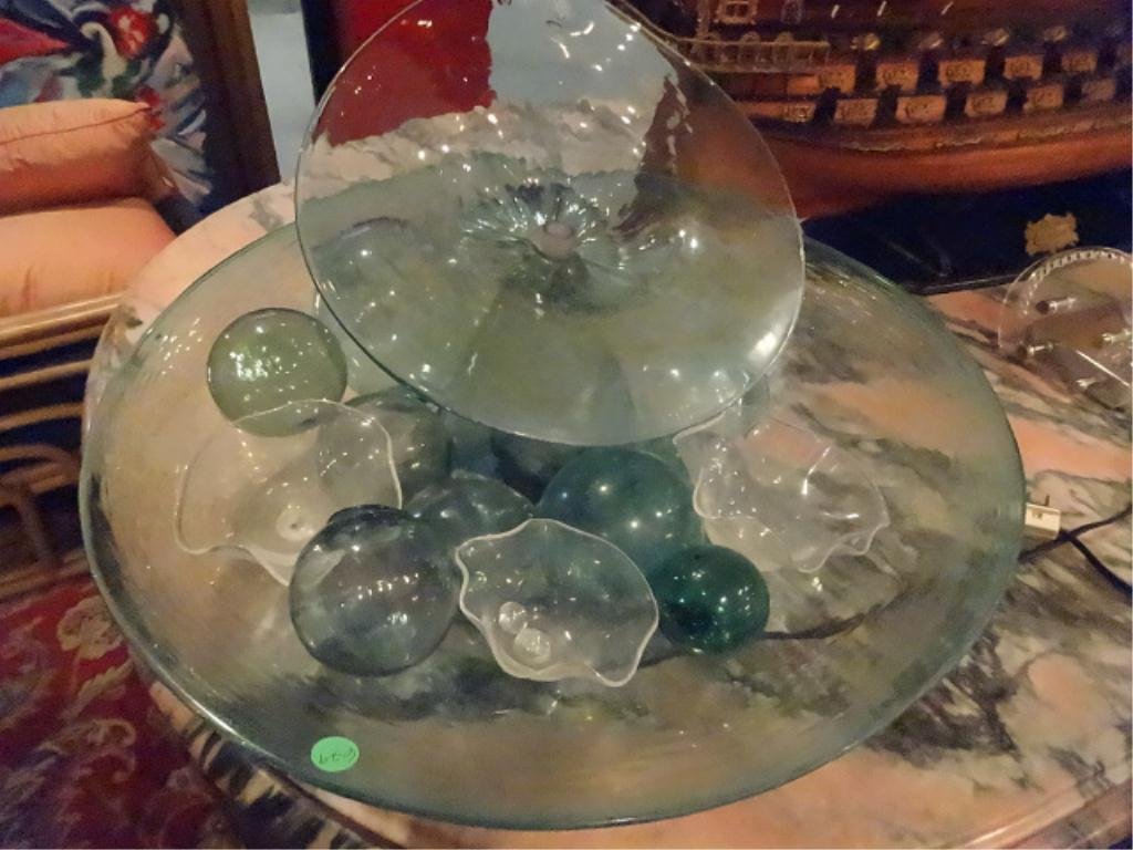 MICHAEL ROCA ART GLASS FOUNTAIN, APPROX 14" X 19",: MICHAEL ROCA ART GLASS FOUNTAIN, APPROX 14" X 19", SKU629