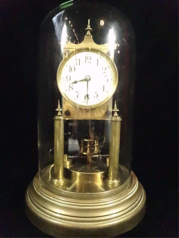 GUSTAV BECKER GERMAN CRYSTAL REGULATOR CLOCK, CIRCA: GUSTAV BECKER GERMAN CRYSTAL REGULATOR CLOCK, CIRCA 1926, #2098971, APPROX 11.5"H, SKU620.02