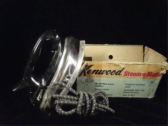 Vintage Kenwood Steam O Matic Iron, With Original Box,