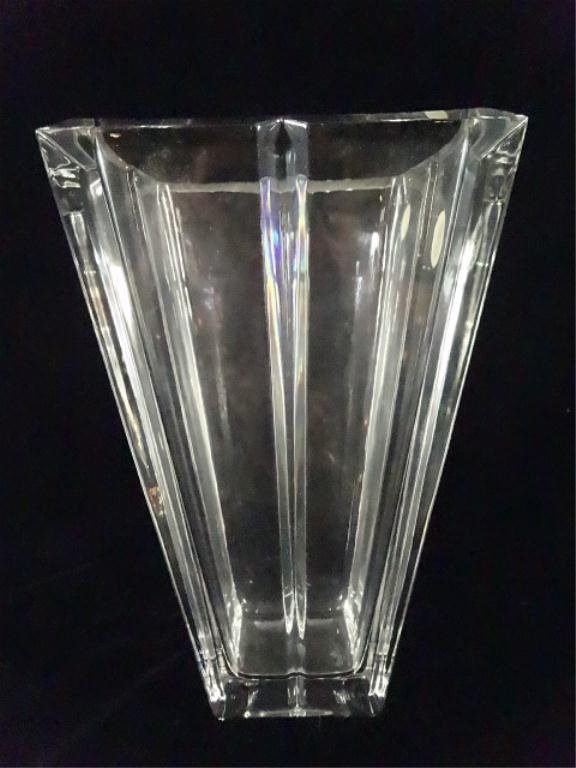 ROSENTHAL 24 LEAD CRYSTAL VASE, MADE IN GERMANY,
