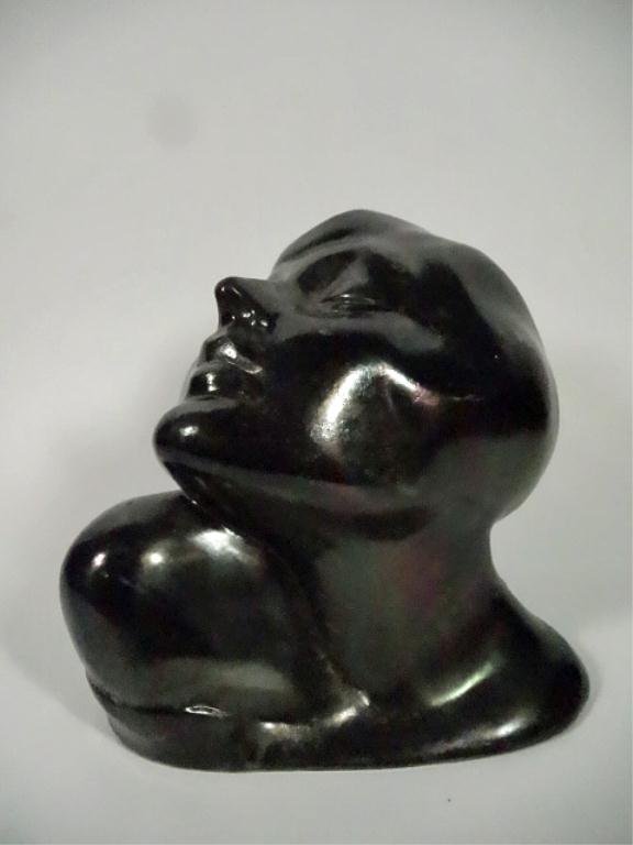 ART DECO FRANKART SMALL FEMALE BUST, APPROX 5.5" X 4.5": ART DECO FRANKART SMALL FEMALE BUST, APPROX 5.5" X 4.5" X 6", SKU637.46