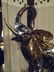 3 PC CERAMIC ELEPHANT, PEDESTAL, AND LIGHTED STAND, - 4