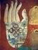 LARGE ANTIQUE TIBETAN THANGKA PAINTING ON LINEN, SEATED - 4