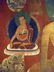 LARGE ANTIQUE TIBETAN THANGKA PAINTING ON LINEN, SEATED - 6