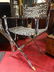 PAIR CHROME DIRECTOR'S CHAIRS, CHEETAH PRINT - 2
