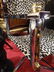 PAIR CHROME DIRECTOR'S CHAIRS, CHEETAH PRINT - 4