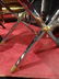 PAIR CHROME DIRECTOR'S CHAIRS, CHEETAH PRINT - 5