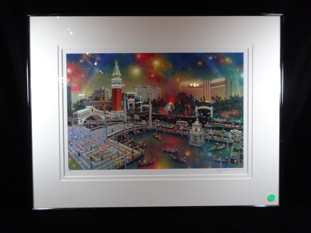 ALEXANDER CHEN LIMITED EDITION SERIGRAPH, GRAND VIEW OF (1 of 8)