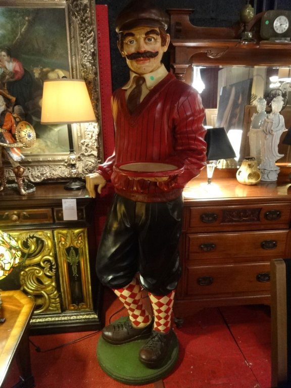 LIFESIZE GOLFER SERVER HOLDING TRAY, CAN HOLD A GOLF (1 of 4)