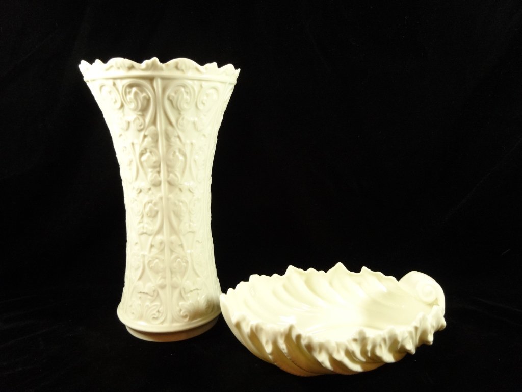 2 PC LENOX PORCELAIN, INCLUDES VASE APPROX 11"H AND (1 of 6)