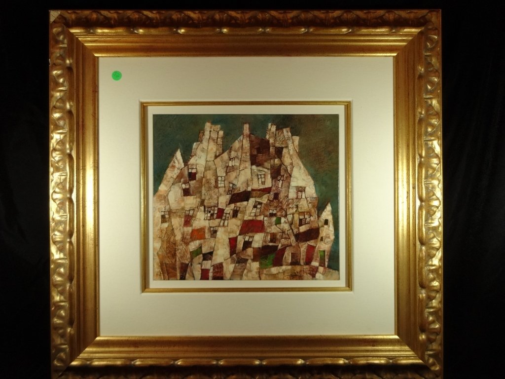 GUTTMAN ORIGINAL PAINTING, PARIS SUMMER II, SIGNED (1 of 8)