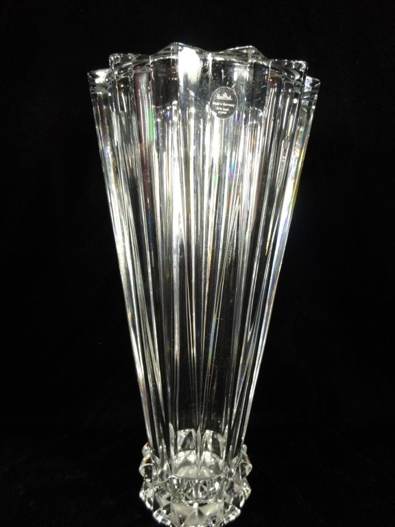 ROSENTHAL 24% LEAD CRYSTAL VASE, MADE IN GERMANY, (1 of 5)