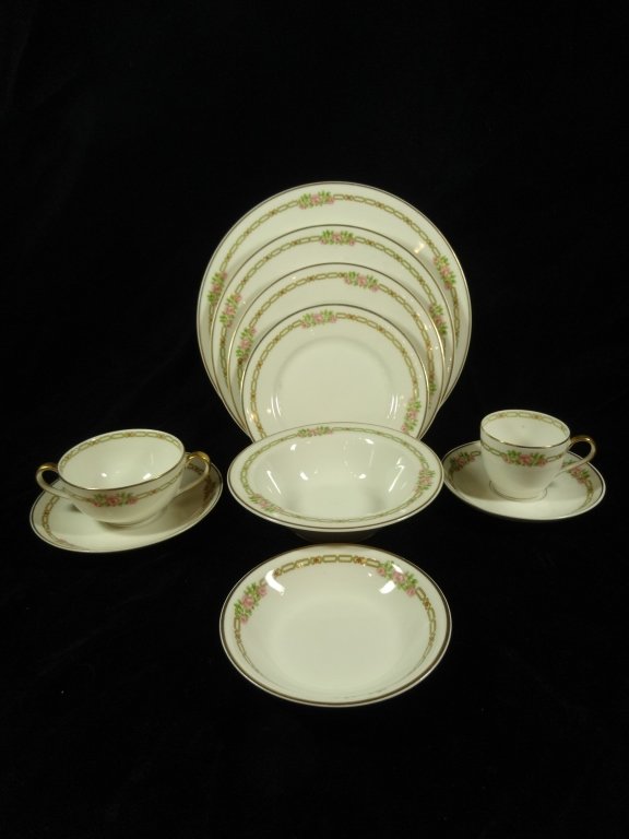105 PC THEODORE HAVILAND, LIMOGES, FRANCE, CHINA (1 of 10)
