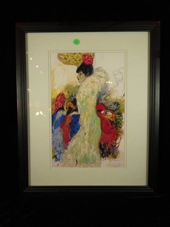 PABLO PICASSO LITHOGRAPH, AU MOULIN ROUGE (LA FILLE DU (1 of 7)