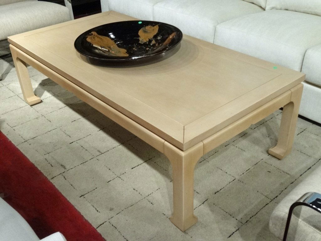 NEW NOT USED MODERN WOOD COFFEE TABLE, ASIAN INSPIRED (1 of 6)