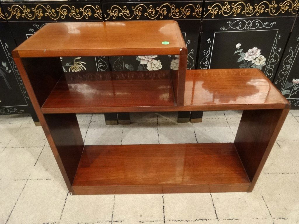 MID CENTURY MODERN SMALL BOOKCASE/SIDE TABLE , APPROX (1 of 5)