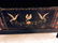 VINTAGE LARGE PAINTED WOOD WEDDING CHEST ON STAND, - 3